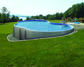 Semi Above Ground Pool in St. Louis